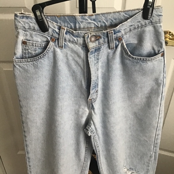 usa 1995 🇺🇸orange tab highest waist vintage levis - Picture 5 of 13